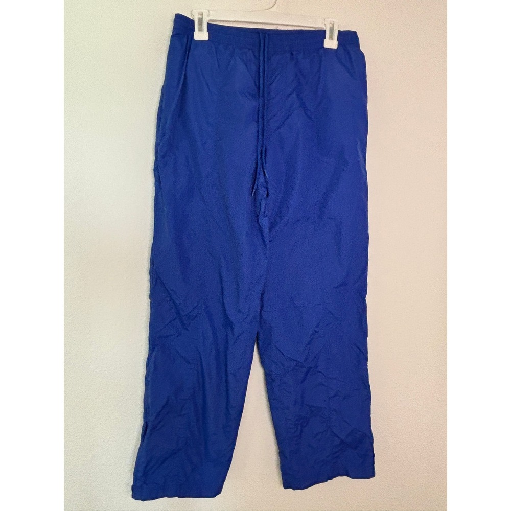 Old Navy Mens Small Royal Blue Nylon Mesh Lined Track Pants Windbreaker Joggers